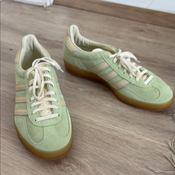 Adidas Green Suede Sneakers
